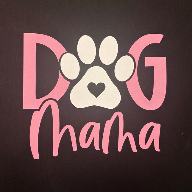 Dog Mama Black & Pink Tote