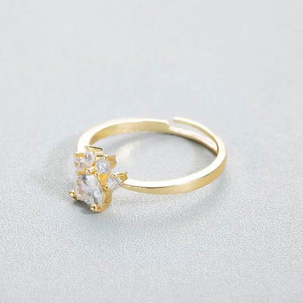 Paw Print Ring