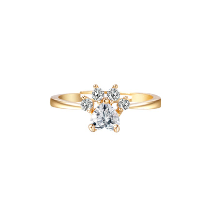 Paw Print Ring
