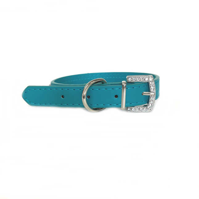 Sparkle PU Collar - Turquoise