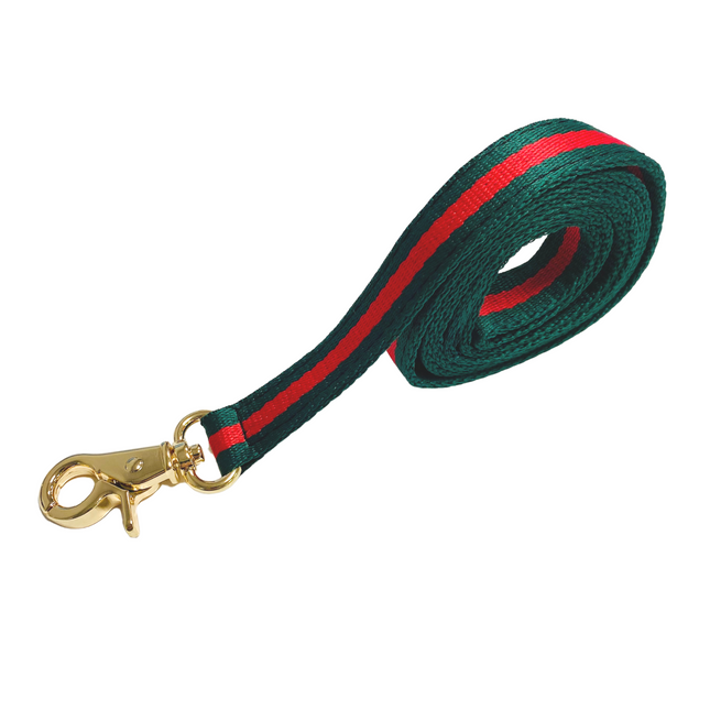 Racing Green Striped Lead
