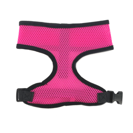 Lightweight Mesh Dog Harness Hot Pink