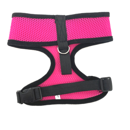 Lightweight Mesh Dog Harness Hot Pink