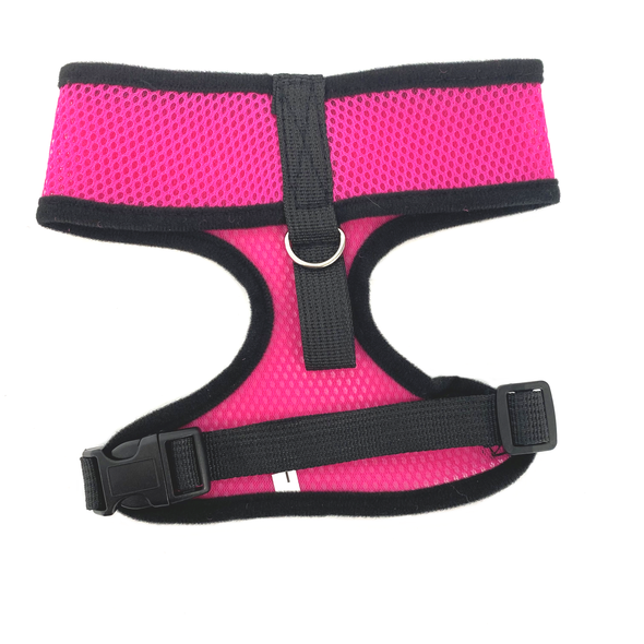 Lightweight Mesh Dog Harness Hot Pink