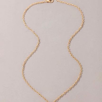 Gold Animal Paw Print Necklace