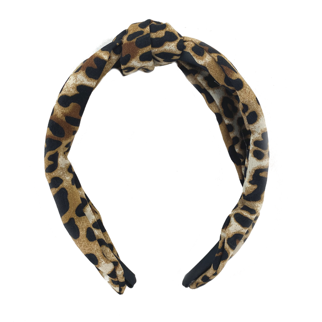 Animal Print Knotted Fabric Aliceband