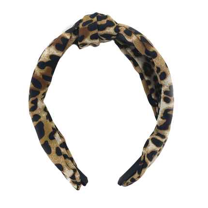 Animal Print Knotted Fabric Aliceband
