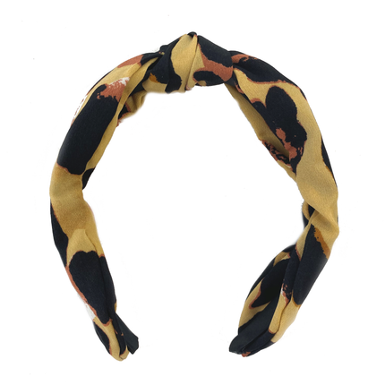 Animal Print Knotted Fabric Aliceband