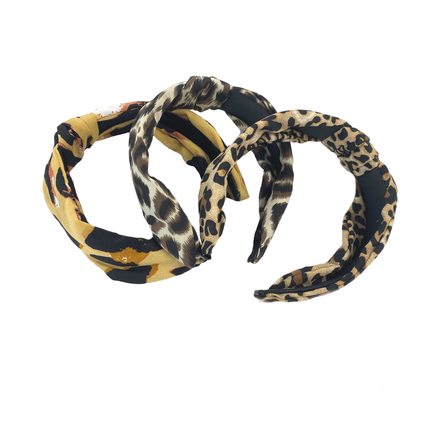 Animal Print Knotted Fabric Aliceband