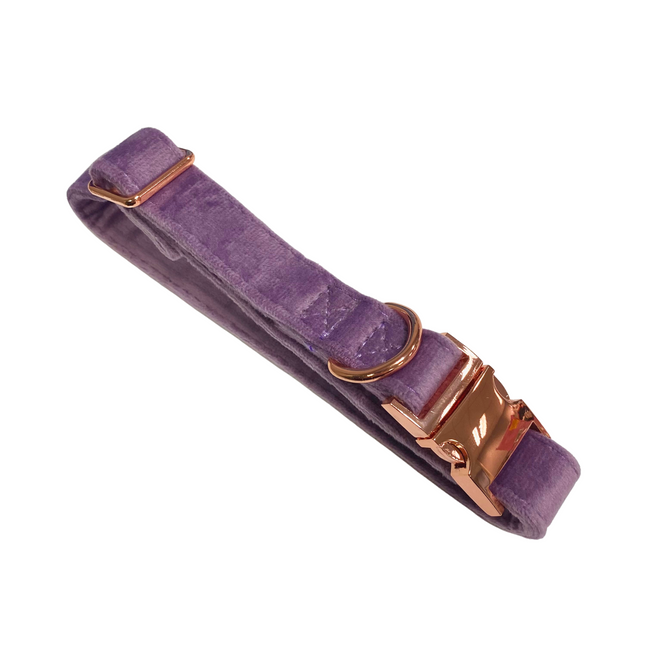 Velour Collar - Lilac
