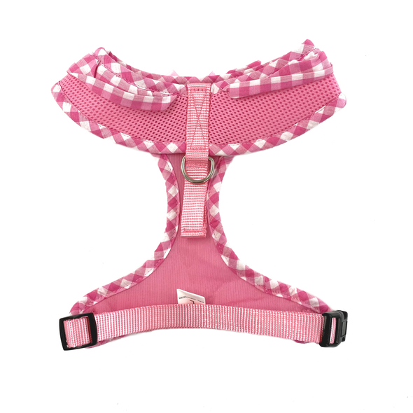 Mesh Harness with Frill in Pink