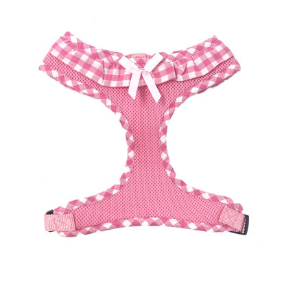 Mesh Harness with Frill in Pink
