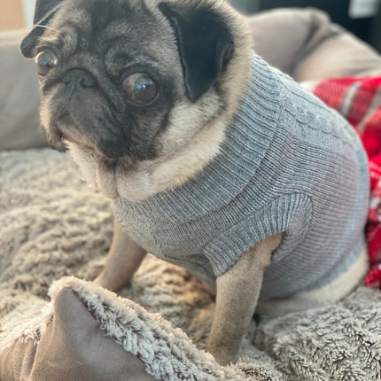 Knitted Jumper in Grey