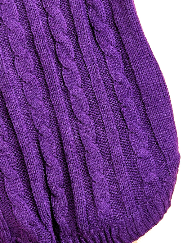 Knitted Jumper in Purple