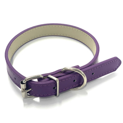 Adjustable PU Collar - Purple