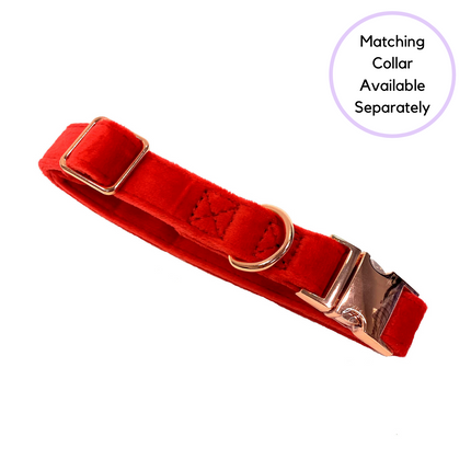 Velour Lead - Ruby Red